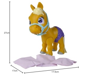 Simba Pamper Petz Pony 105950009 Jucarie Interactiva 24cm cu Functii de Hidratare si Schimbare Culoare - Img 8