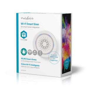 Sirena Inteligenta Smartlife - Wi-Fi, 8 Sunete, 85 dB, Alb - Img 4