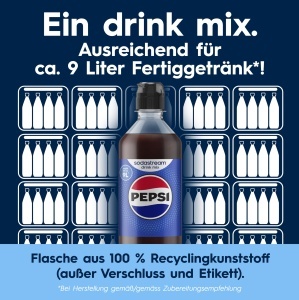 Sirop pentru bauturi Sodastream Pepsi, 4 flacoane x 440 ml, gust cola - Img 7