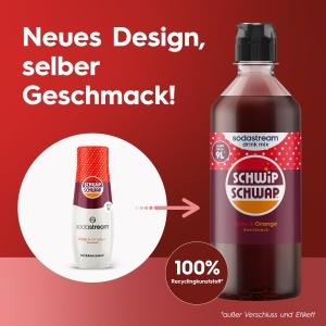 Sirop pentru bauturi SodaStream Schwip Schwap, 4 x 440 ml, Cola-Portocala - Img 10