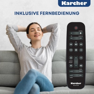 Sistem audio Karcher MC 6475D cu CD, Bluetooth, DAB, 20W RMS - Img 5