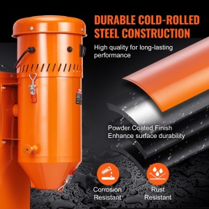 Sistem de colectare praf VEVOR DC15 1450W capacitate 18 gal compatibil universal - Img 5