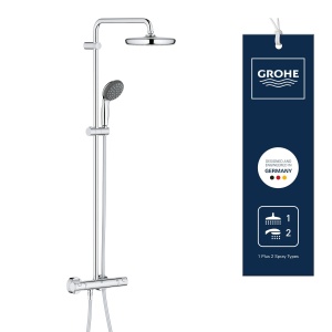 Sistem de dus GROHE Vitalio 210, crom, 9.5 lmin, cu termostat
