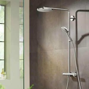 Sistem de dus hansgrohe Raindance Select S, dus cu termostat, 240 mm, crom - Img 3