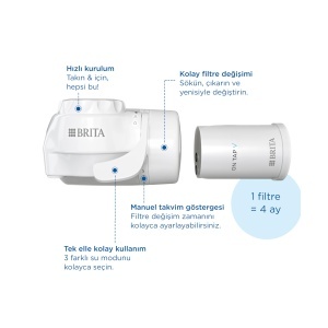 Sistem de filtrare apa BRITA ON TAP V, 4 etape, compatibil cu majoritatea robinetelor - Img 4