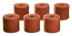 Sistem de filtrare OASE BioMaster, set 6 bureti, 30 ppi, portocalii