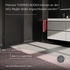 Sistem de incalzire electrica pentru podea AEG TBS TC 2002.5, 200 Wm, 2,5 m - Img 3