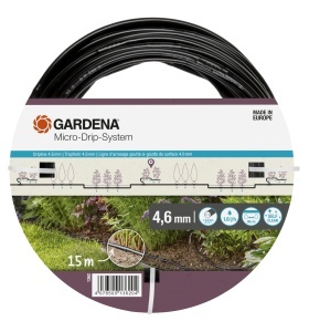 Sistem de irigare Gardena Micro-Drip 4.6 mm, 15 m, flexibil si economic