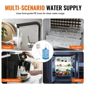 Sistem de pompare VEVOR pentru dozator de apa 5 galoane pompa electrica automata compatibila cu aparate de cafea si frigidere - Img 6