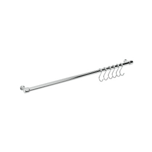 Sistem de Rafturi Metaltex Lonardo 58 cm, 6 Carlige, Cromat