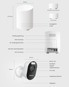 Sistem de supraveghere Reolink 2K, 2 camere externe, Wi-Fi dualband, stocare locala - Img 9