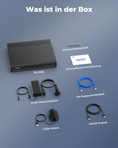 Sistem de supraveghere Reolink NVR RLN36, 36 canale, 3 sloturi HDD, suport 4K - Img 8