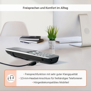 Sistem telefonie IP Gigaset BasicLine IP Comfort 500HX, HD, Argintiu-Negru - Img 6