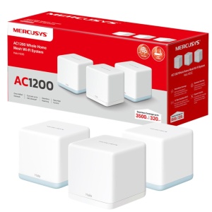 Sistem Wi-Fi Mesh MERCUSYS Halo H1200G, Dual Band AC1200, 3 unitati