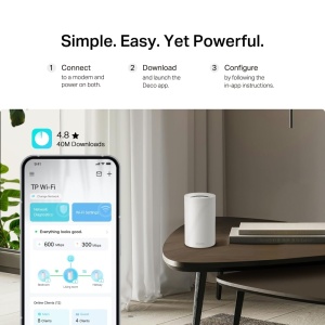 Sistem Wi-Fi Mesh TP-Link Deco BE68, Tri-Band, 14000 Mbps, 10G Port - Img 6