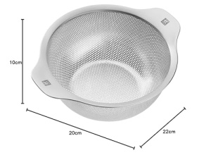 Sita de bucatarie ZWILLING Table 20 cm otel inoxidabil 1810 design elegant - Img 7