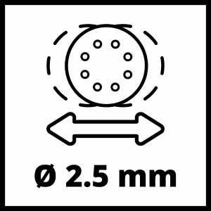 Slefuitor orbital aleatoriu Einhell TE-RS 40 E (400W, 12.000-24.000 rata de oscilatie 1/min, diametru disc 125mm, aspirare activa a prafului, cutie de filtrare) - Img 9