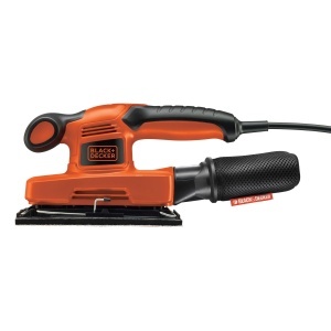 Slefuitor orbital BlackDecker KA320EKA-QS, 240W, negru, cu 5x hartie abraziva - Img 2