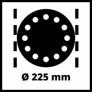 Slefuitor pentru pereti Einhell TC-DWS 225 1220W Staubabsaugung 6x hartie abraziva - Img 8