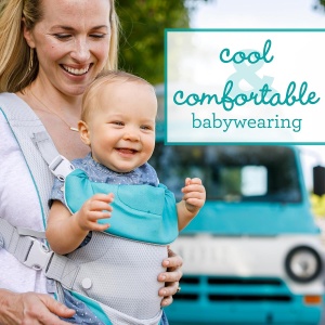 Sling Ergonomic Infantino Flip 4-in-1, Atmungsaktiv, 3,6-14,5 kg, Gri - Img 4