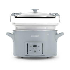 Slow Cooker Crock-Pot CSC123X, 6.0 Litri, Culoare Albastru Morning Haze