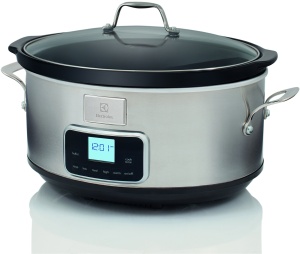 Slow cooker Electrolux ESC7400, 6.6 L, 235 W, carcasa din inox, programe presetate