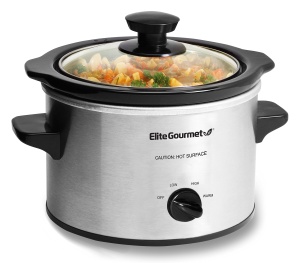 Slow Cooker Elite Gourmet MST-250XS, 1,7 l, 120 W, inox - Img 1