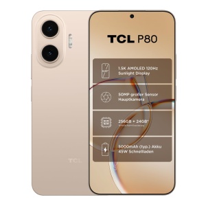 Smartphone TCL P80, 256GB, 50MP, 6.83 AMOLED, Gold