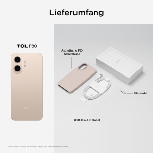 Smartphone TCL P80, 256GB, 50MP, 6.83 AMOLED, Gold - Img 11