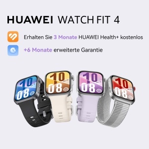Smartwatch HUAWEI Watch FIT 4 Tracker Fitness 10 Zile Autonomie Compatibil Android iOS Gri - Img 2