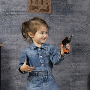 Smoby BlackDecker Banc de Lucru pentru Copii 87 Accesorii Kran si Reciclare - Img 2