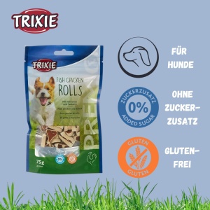Snackuri pentru caini TRIXIE Premio Rola Peste si Pui 75 g - Img 5