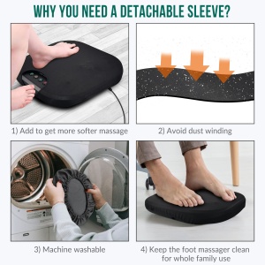 Snailax Shiatsu Aparat Masaj Picioare cu Functie de Incalzire si 18 Noduri de Masaj - Img 6