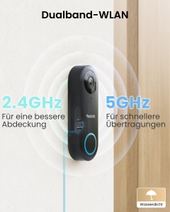 Sonerie video Reolink cu camera 5MP, WiFi dual-band, audio bidirectional - Img 5