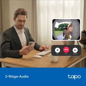 Sonerie video Tapo D205 cu camera 2K, 160 unghi, doua cai audio - Img 7
