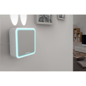Sonerie wireless sau cablata Honeywell Home DW915S, 11 melodii, LED Halo, alb - Img 3