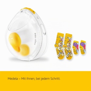 Sosete Mama-Baby Medela, Limitate, Design Yael Anders, Cadou cu Motion InBra - Img 8