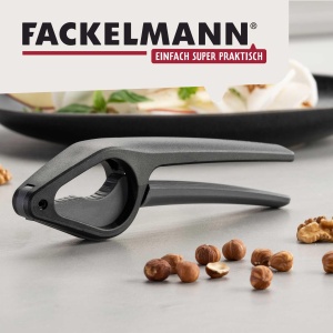 Spargatorul de nuci FACKELMANN din aluminiu - Spargator de nuci elegant potrivit pentru aproape toate nucile - Potrivit pentru nuci, alune & Co. - aprox. 31 x 6 x 3 cm, negru/gri - Img 7