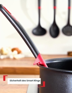 Spatula din silicon Tefal Ingenio, rezistenta la caldura, usor de curatat - Img 5