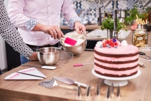 Spatula pentru aluat ROSLE Pink Charity Edition, 26 cm, silicon si otel inoxidabil - Img 4