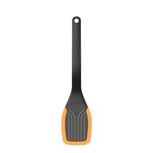 Spatula pentru gatit Fiskars Functional Form, 29 cm, PlasticSilikon, NegruPortocaliu