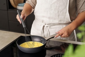 Spatula plata Zyliss cu maner ergonomic, 30 cm, din otel inoxidabil si silicon - Img 5
