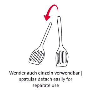 Spatula si Grillzange Westmark Duetto, 27.5 cm, Aluminiu, Argintie - Img 5