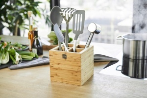 Spatula ZWILLING Pro, 33 cm, inox si silicon, ergonomic, argintie - Img 2
