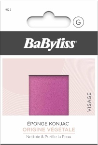 Sponge Konjac BaByliss - Schwamm pentru fata din plante, curatare eficienta