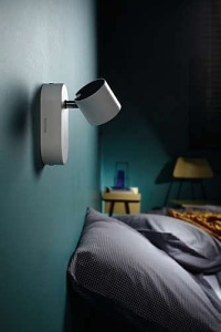 Spot LED de perete Philips myLiving, 3W, alb, lumina calda, cap rotativ - Img 3