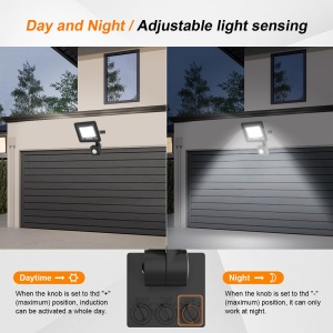 Spot LED GRIFEMA 20W cu senzor de miscare, 2200 lumeni, IP66 - Img 6