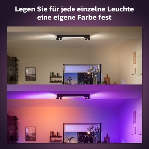Spot LED Philips Hue Centris, dimmabil, 16 milioane culori, alb - Img 3
