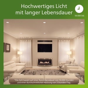 Spoturi LED Philips UltraEfficient GU10, 6 bucati, 375 Lumen, 2700 K - Img 6