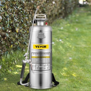 Spray de presiune VEVOR 12L din otel inoxidabil, 1.5-4.0 bar, cu furtun de 91 cm - Img 2